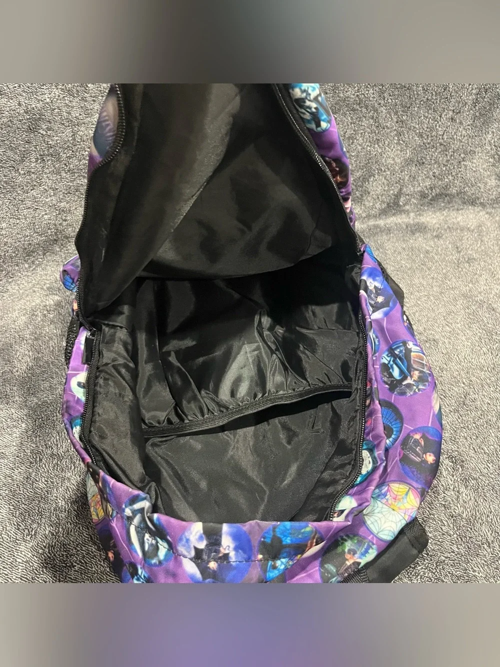 Wednesday Addams themed backpack